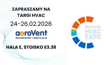 Innowacje w wentylacji na HVAC Warsaw Expo 2026 – odwiedź stoisko aeroVent!