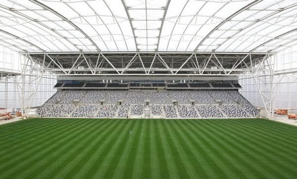 Niezwykły dach stadionu w Nowej Zelandii