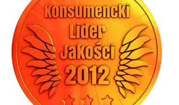 Złote godło Konsumencki Lider Jakości 2012 dla firmy Aluprof