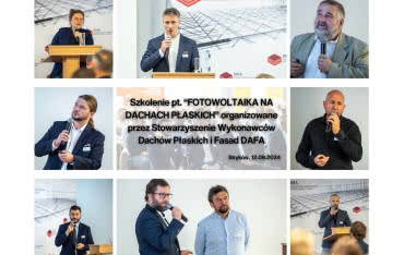 Relacja ze szkolenia „Fotowoltaika na dachach płaskich”
