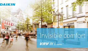 VRV IV serii i: Powietrzna pompa ciepła do instalacji wewnątrz budynków